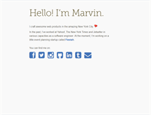 Tablet Screenshot of marvintam.com